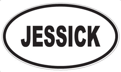 JESSICK - Oval Magnet