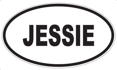 JESSIE - Oval Magnet