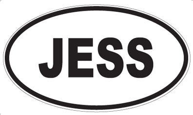 JESS - Oval Magnet