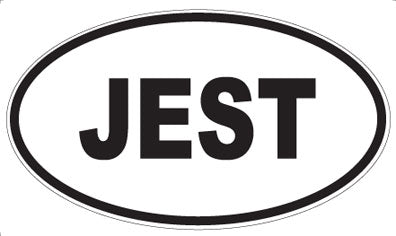JEST - Oval Magnet