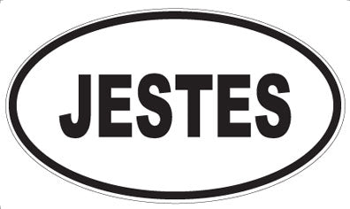 JESTES - Oval Magnet