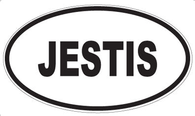 JESTIS - Oval Magnet