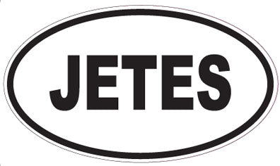 JETES - Oval Magnet