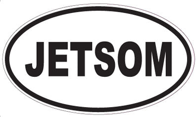 JETSOM - Oval Sticker