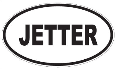 JETTER - Oval Magnet