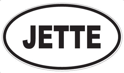 JETTE - Oval Magnet