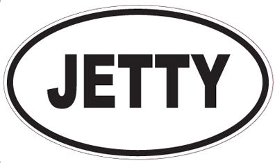 JETTY - Oval Sticker