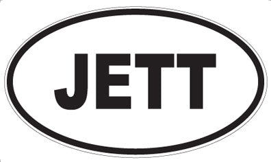 JETT - Oval Magnet