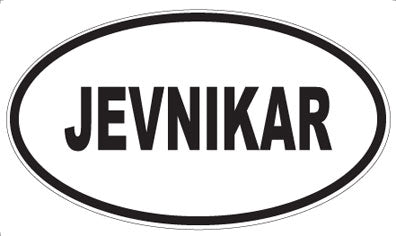 JEVNIKAR - Oval Magnet