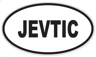 JEVTIC - Oval Magnet