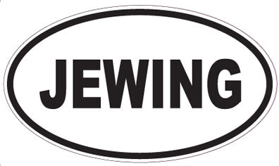 JEWING - Oval Sticker