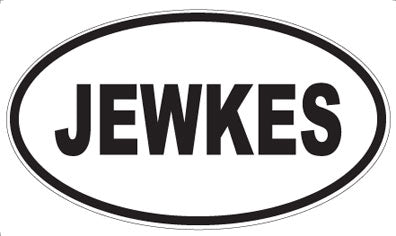 JEWKES - Oval Magnet