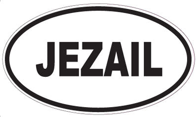 JEZAIL - Oval Sticker