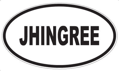 JHINGREE - Oval Magnet