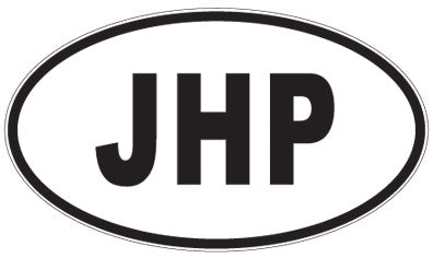 JHP - 3 Letter Initials Oval Magnet