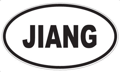 JIANG - Oval Magnet