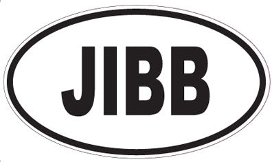 JIBB - Oval Sticker