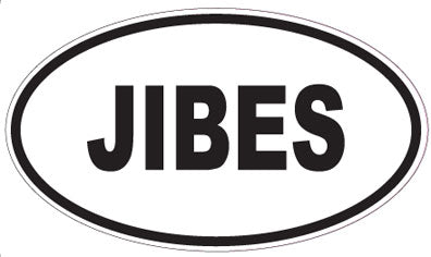 JIBES - Oval Magnet