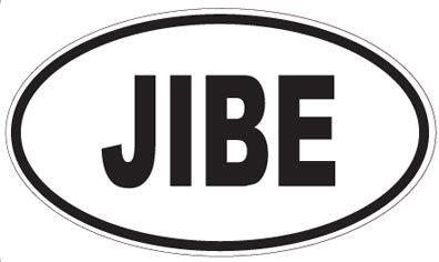 JIBE - Oval Sticker