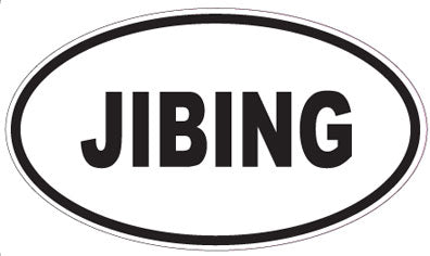 JIBING - Oval Sticker