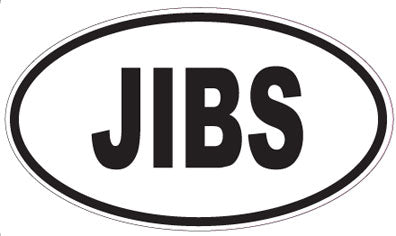 JIBS - Oval Sticker