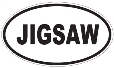 JIGSAW - Oval Sticker