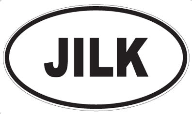 JILK - Oval Magnet