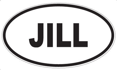 JILL - Oval Magnet