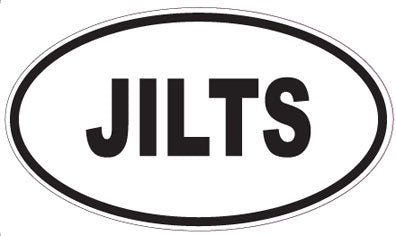 JILTS - Oval Sticker