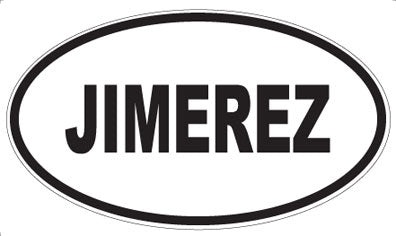 JIMEREZ - Oval Magnet