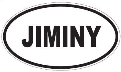JIMINY - Oval Sticker