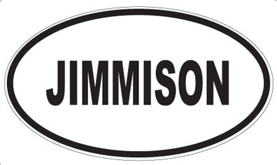 JIMMISON - Oval Magnet