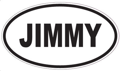 JIMMY - Oval Magnet