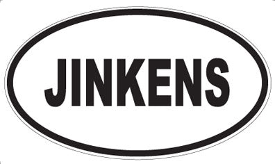 JINKENS - Oval Magnet