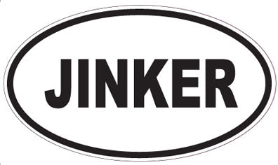 JINKER - Oval Sticker