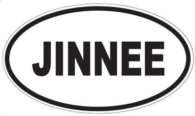 JINNEE - Oval Sticker