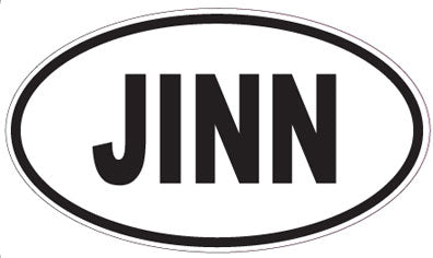 JINN - Oval Sticker