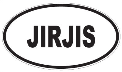 JIRJIS - Oval Magnet