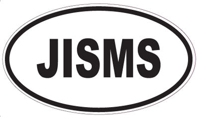 JISMS - Oval Sticker
