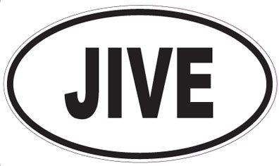 JIVE - Oval Sticker