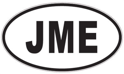 JME - 3 Letter Initials Oval Magnet