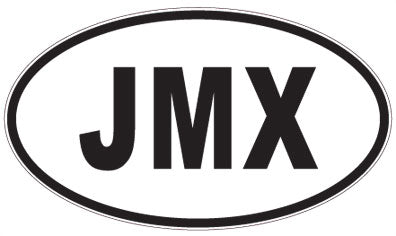 JMX - 3 Letter Initials Oval Magnet