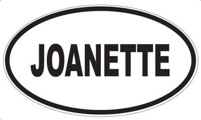 JOANETTE - Oval Magnet