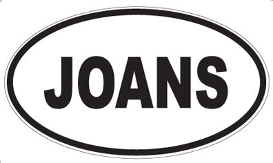 JOANS - Oval Magnet