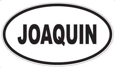 JOAQUIN - Oval Magnet