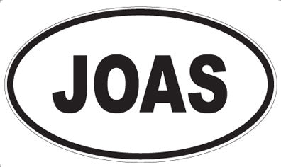 JOAS - Oval Magnet