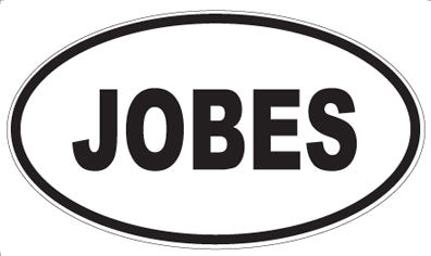 JOBES - Oval Magnet