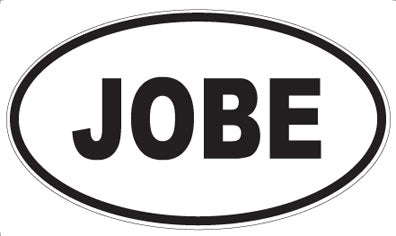 JOBE - Oval Magnet