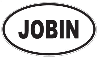 JOBIN - Oval Magnet