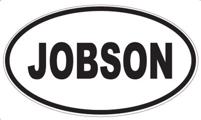 JOBSON - Oval Magnet
